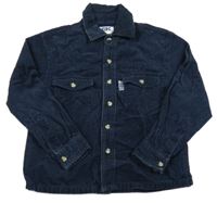 Tmavomodrá manšestrová košile 