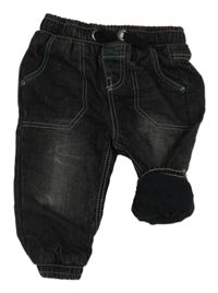 Černé podšité rifle Topomini