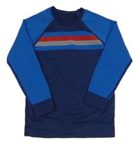 Modro-tmavomodré thermo triko Crivit