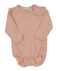 Světlerůžové body s volánky bpc