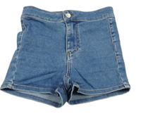 Modré riflové kraťasy New Look