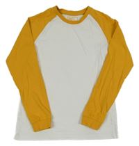 Bílo-hořčicové triko Urban