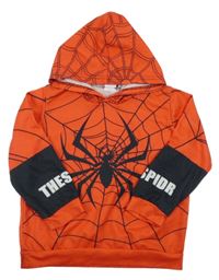 Červeno-černá mikina s kapucí - Spiderman 