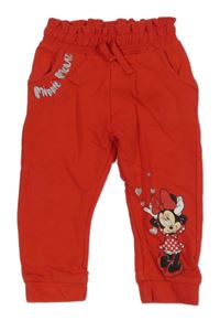 Červené tepláky s Minnie Disney