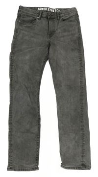 Šedé slim rifle H&M