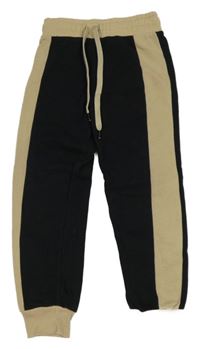 Černo-béžové tepláky Jeff&Co