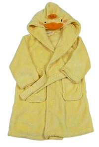 Žlutý chlupatý župan a kapucí - kachna
