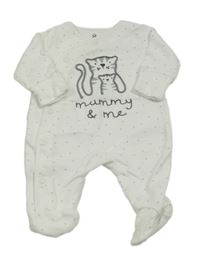 Bílý vzorovaný overal s tygrem Next