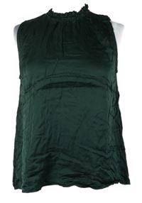 Dámský tmavozelený halenkový top Sahara