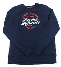 Tmavomodrá mikina Jack & Jones