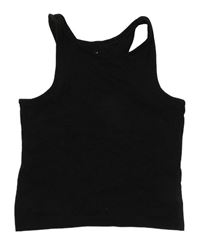 Černý crop top Y.F.K.