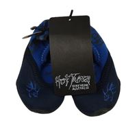 Tmavomodro-safírové neoprenové boty do vody s piraňou hot tuna vel. 19,5