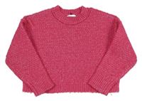 Růžový melírovaný svetr Matalan