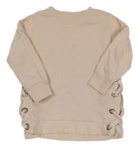 Světlerůžová mikina se šnerováním Next