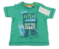 Nové - Zelené tričko s potiskem 