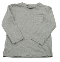 Šedé triko s kapsou Next 