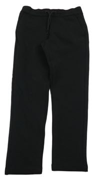 Černé vzorované teplákové kalhoty We