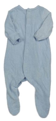 Světlemodrý froté overal Mothercare