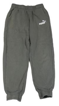 Šedé tepláky s logem Puma