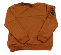 Rezavá mikina s kapsou George 