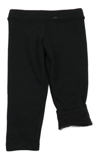 Černé zateplené legíny Primark
