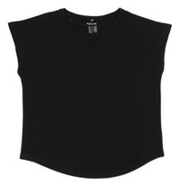 Černé sportovní volné tričko H&M