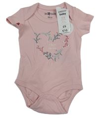 Nové - Světlerůžové body se srdíčkem So cute