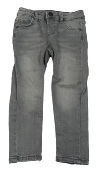 Šedé skinny teplákové rifle Denim Co.