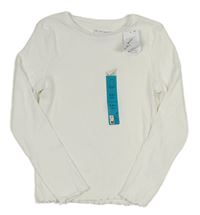 Bílé žebrované triko PRIMARK