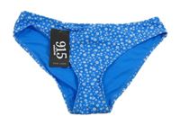 Nové - modro-bílé květované plavkové kalhotky New Look