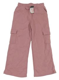 Nové - starorůžové cargo tepláky PRIMARK