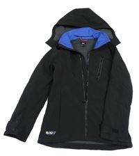 Černá softshellová bunda s odepínací kapucí H&M