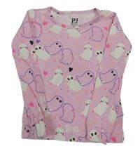 Růžové pyžamové triko s duchy PLACE