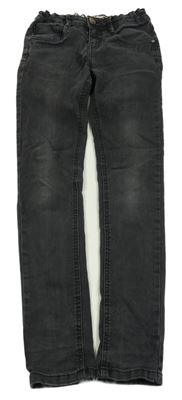 Tmavošedé skinny teplákové rifle Chapter young