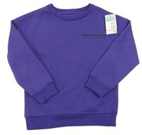 Nové - purpurová mikina s nápisy PRIMARK
