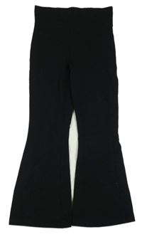 Černé flare teplákové kalhoty PRIMARK