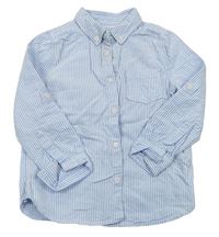 Modro-bílá pruhovaná košile M&S