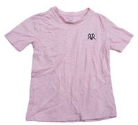 Růžové tričko s logem River Island