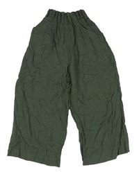 Khaki lehké culottes kalhoty Y.F.K.