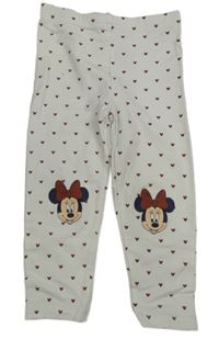 Bílé teplé legíny s Minnie C&A