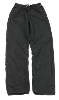 Černé jogger pantalon rifle H&M