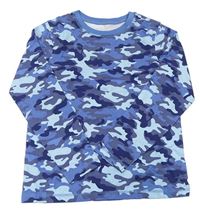 Modré army pyžamové triko George