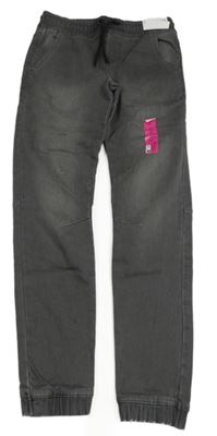 Nové - šedé cuff skinny rifle Denim Co.