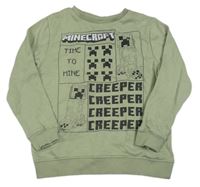 Khaki mikina s Minecraft George