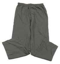 Tmavošedé pyžamové kalhoty Primark