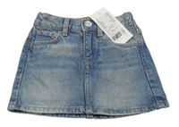 Nové - modrá riflová sukně H&M