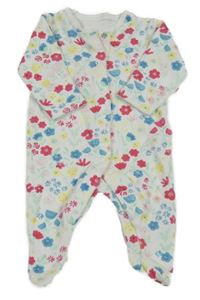 Bílo-barevný květovaný overal Primark