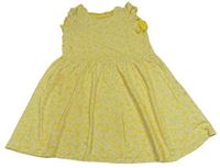 Žluté květované šaty H&M