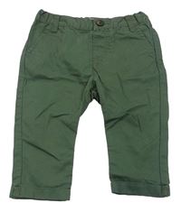 Tmavozelené chino kalhoty Mamas&Papas