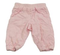 Růžové podšité manšestráky Lupilu